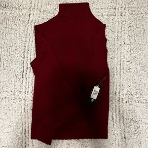BNWT Burgundy Long Sleeve Turtleneck